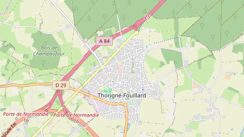 Carte de localisation de l'évènement