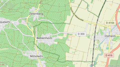 Carte de localisation de l'évènement