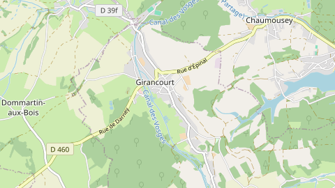 Carte de localisation de l'évènement