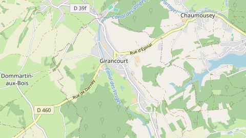 Carte de localisation de l'évènement