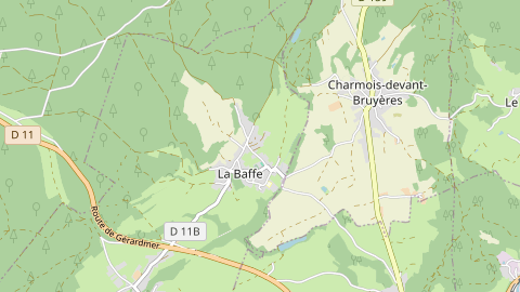 Carte de localisation de l'évènement