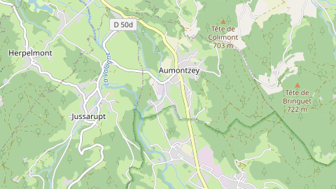 Carte de localisation de l'évènement
