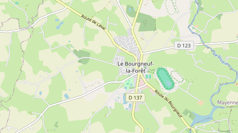 Carte de localisation de l'évènement