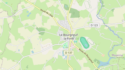 Carte de localisation de l'évènement