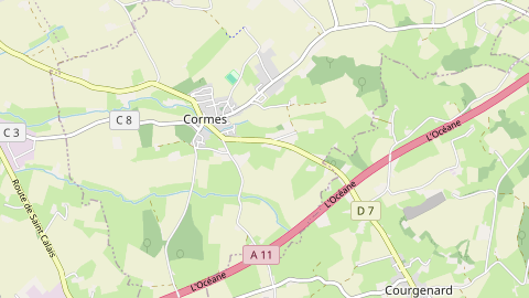 Carte de localisation de l'évènement