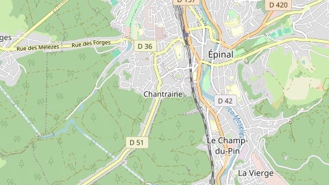 Carte de localisation de l'évènement