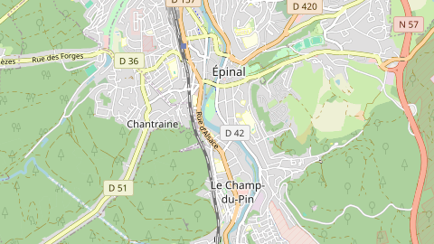 Carte de localisation de l'évènement