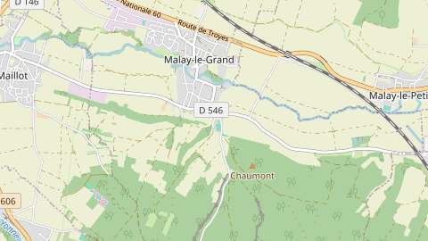 Carte de localisation de l'évènement