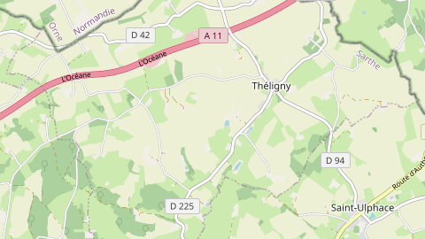 Carte de localisation de l'évènement