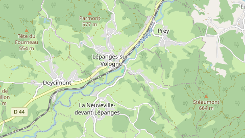 Carte de localisation de l'évènement