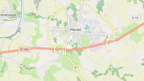 Carte de localisation de l'évènement