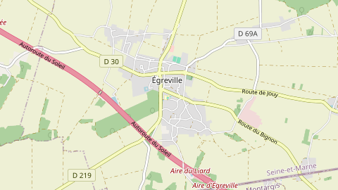 Carte de localisation de l'évènement