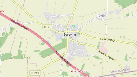 Carte de localisation de l'évènement