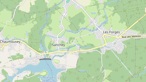 Carte de localisation de l'évènement