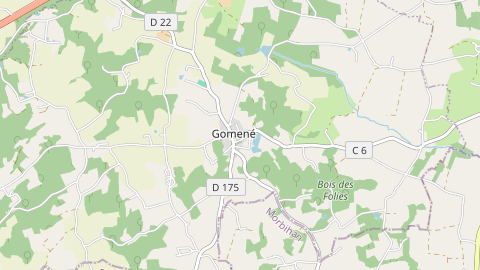Carte de localisation de l'évènement
