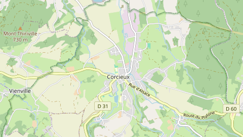 Carte de localisation de l'évènement