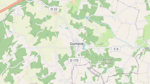 Carte de localisation de l'évènement