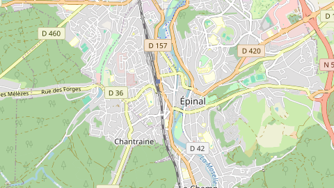 Carte de localisation de l'évènement