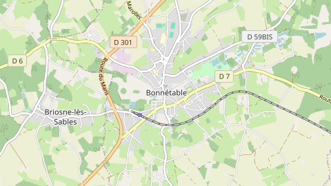 Carte de localisation de l'évènement