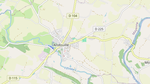 Carte de localisation de l'évènement