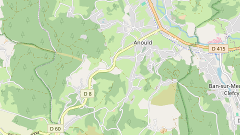 Carte de localisation de l'évènement