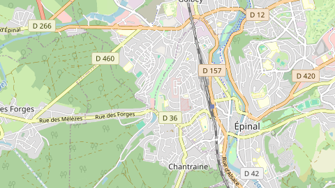 Carte de localisation de l'évènement