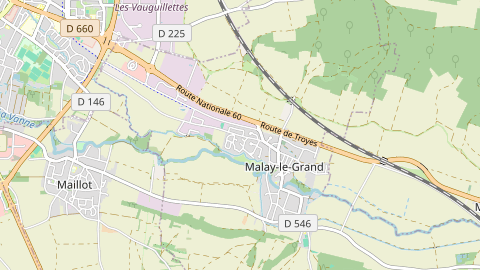 Carte de localisation de l'évènement