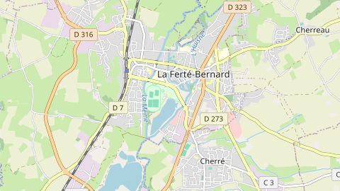 Carte de localisation de l'évènement