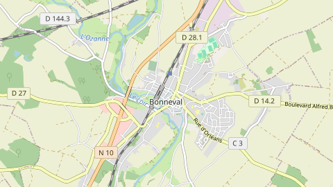 Carte de localisation de l'évènement