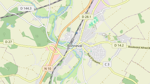 Carte de localisation de l'évènement