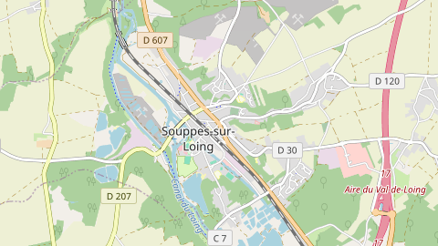 Carte de localisation de l'évènement