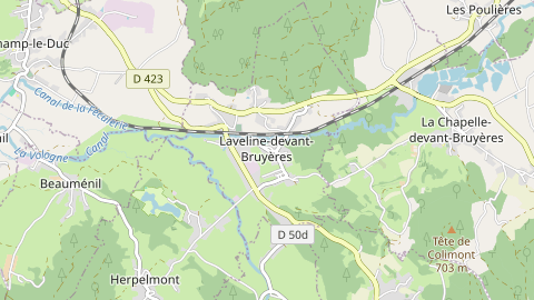 Carte de localisation de l'évènement
