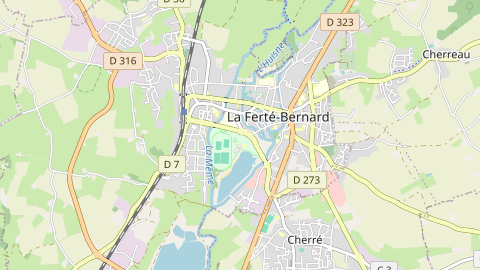 Carte de localisation de l'évènement