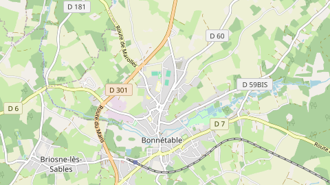 Carte de localisation de l'évènement