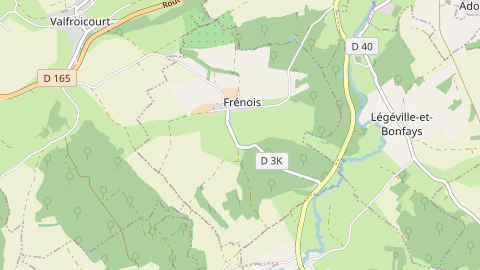 Carte de localisation de l'évènement