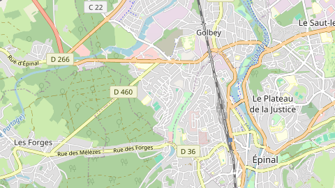 Carte de localisation de l'évènement