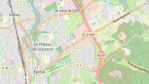 Carte de localisation de l'évènement