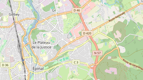 Carte de localisation de l'évènement