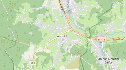 Carte de localisation de l'évènement