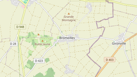 Carte de localisation de l'évènement