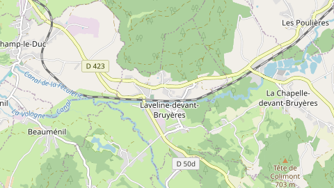 Carte de localisation de l'évènement