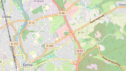 Carte de localisation de l'évènement