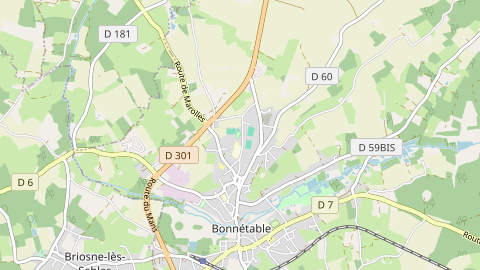 Carte de localisation de l'évènement