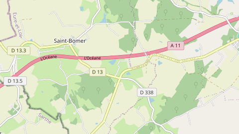 Carte de localisation de l'évènement