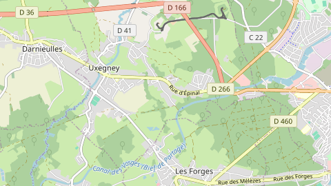 Carte de localisation de l'évènement