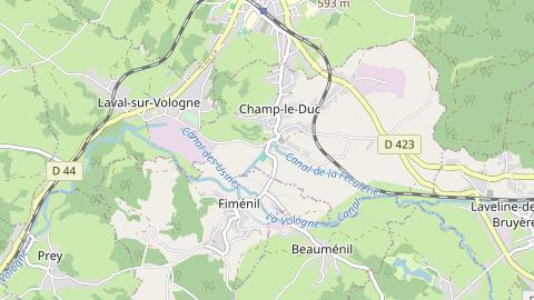 Carte de localisation de l'évènement