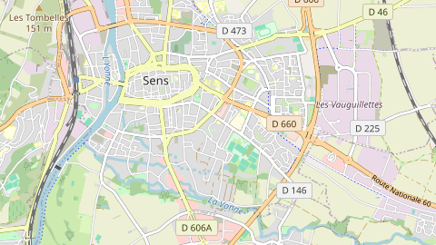 Carte de localisation de l'évènement