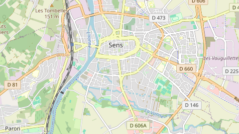 Carte de localisation de l'évènement