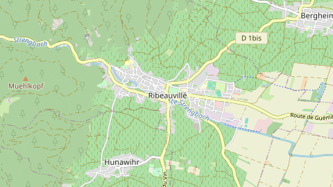 Carte de localisation de l'évènement