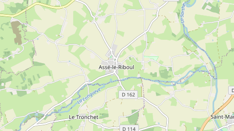 Carte de localisation de l'évènement